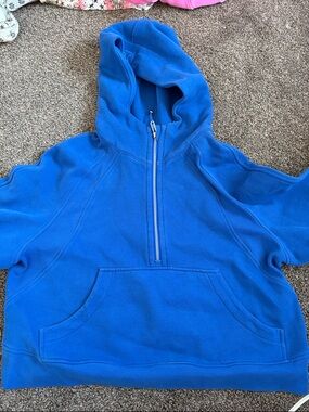 lululemon athletica Electric Blue Half-Zip Hoodie
